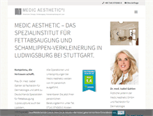 Tablet Screenshot of medic-aesthetic.de